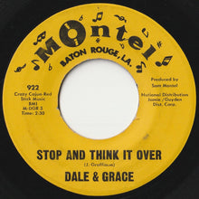画像をギャラリービューアに読み込む, Dale &amp; Grace - Stop And Think It Over / Bad Luck (7 inch Record / Used)
