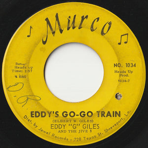 Eddy "G" Giles, Jive 5 - While I'm Away / Eddy's Go-Go Train (7 inch Record / Used)