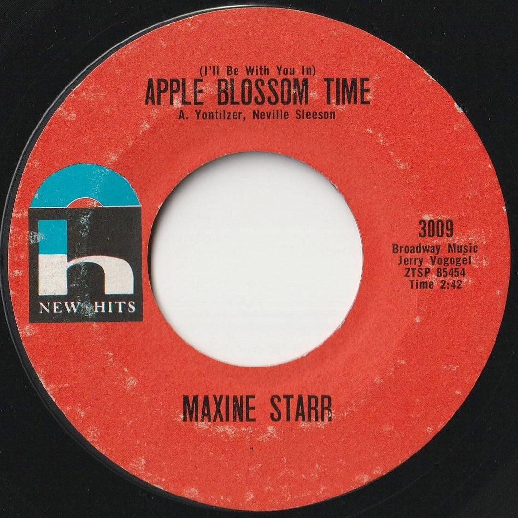 Maxine Starr - (I'll Be With You In) Apple Blossom Time / Love Is (7 inch Record / Used)