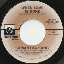 Load image into Gallery viewer, Samantha Sang - Emotion / When Love Is Gone (7 inch Record / Used)
