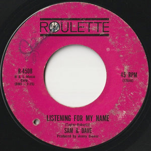Sam & Dave - If She'll Still Have Me / Listening For My Name (7 inch Record / Used)