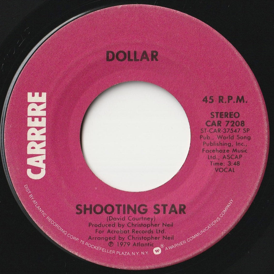 Dollar - Shooting Star / Star Contro (7 inch Record / Used)