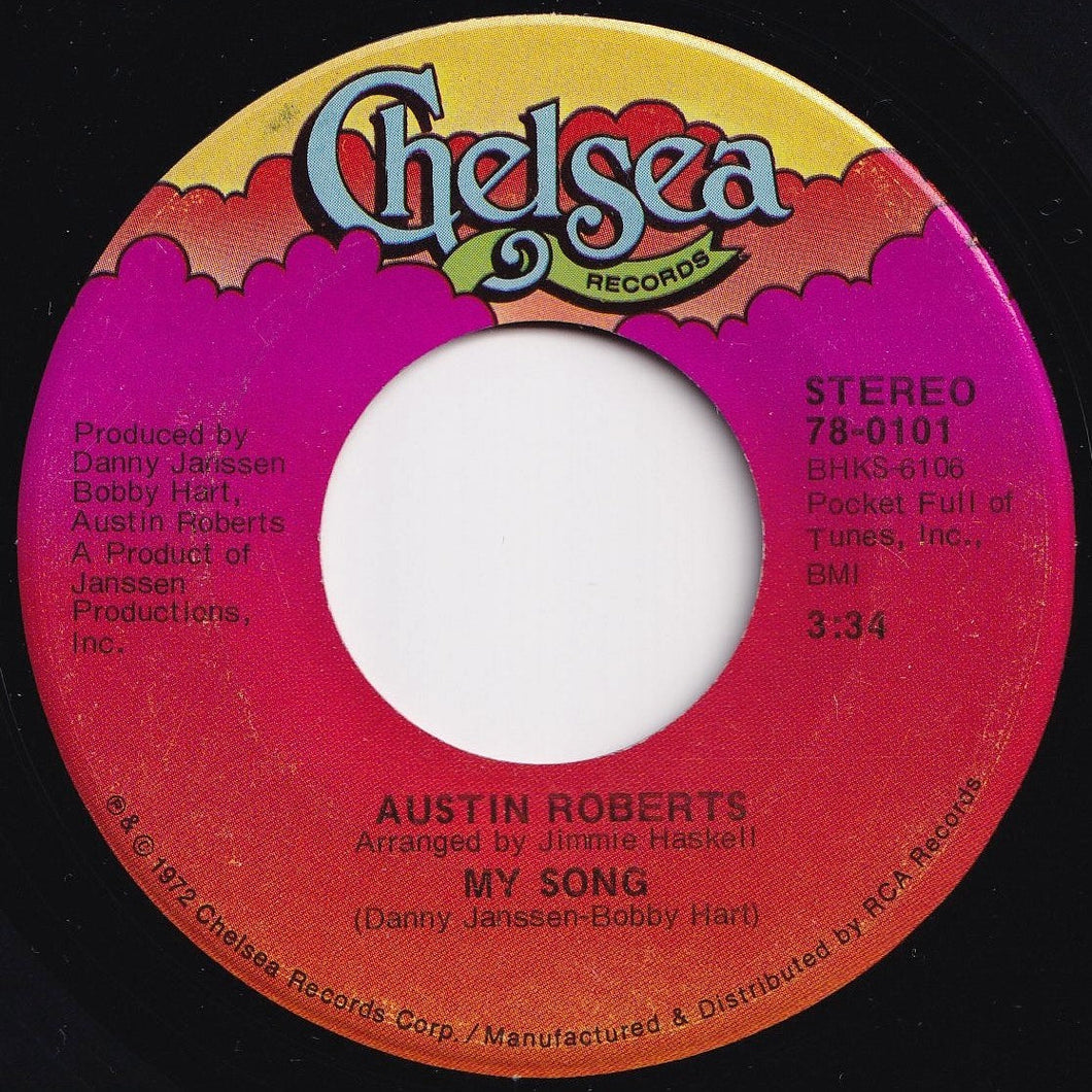 Austin Roberts - Something's Wrong With Me / My Song (7 inch Record / Used)