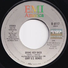 画像をギャラリービューアに読み込む, Gary U.S. Bonds - Out Of Work / Bring Her Back (7 inch Record / Used)
