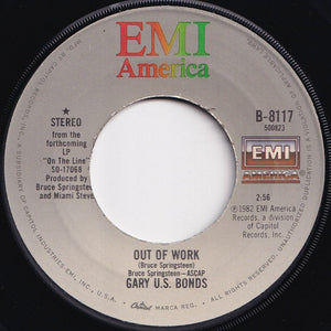 Gary U.S. Bonds - Out Of Work / Bring Her Back (7 inch Record / Used)