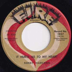 Bobby Marchan - Booty Green / It Hurts Me To My Heart (7 inch Record / Used)