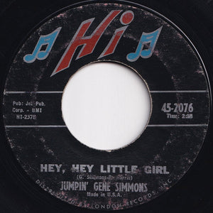 Jumpin' Gene Simmons - Haunted House / Hey, Hey Little Girl (7 inch Record / Used)