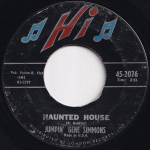 Jumpin' Gene Simmons - Haunted House / Hey, Hey Little Girl (7 inch Record / Used)