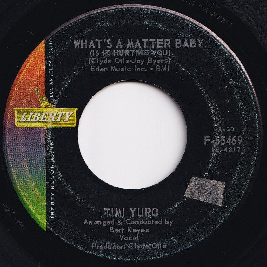 Timi Yuro - What's A Matter Baby (Is It Hurting You) / Thirteenth Hour (7 inch Record / Used)