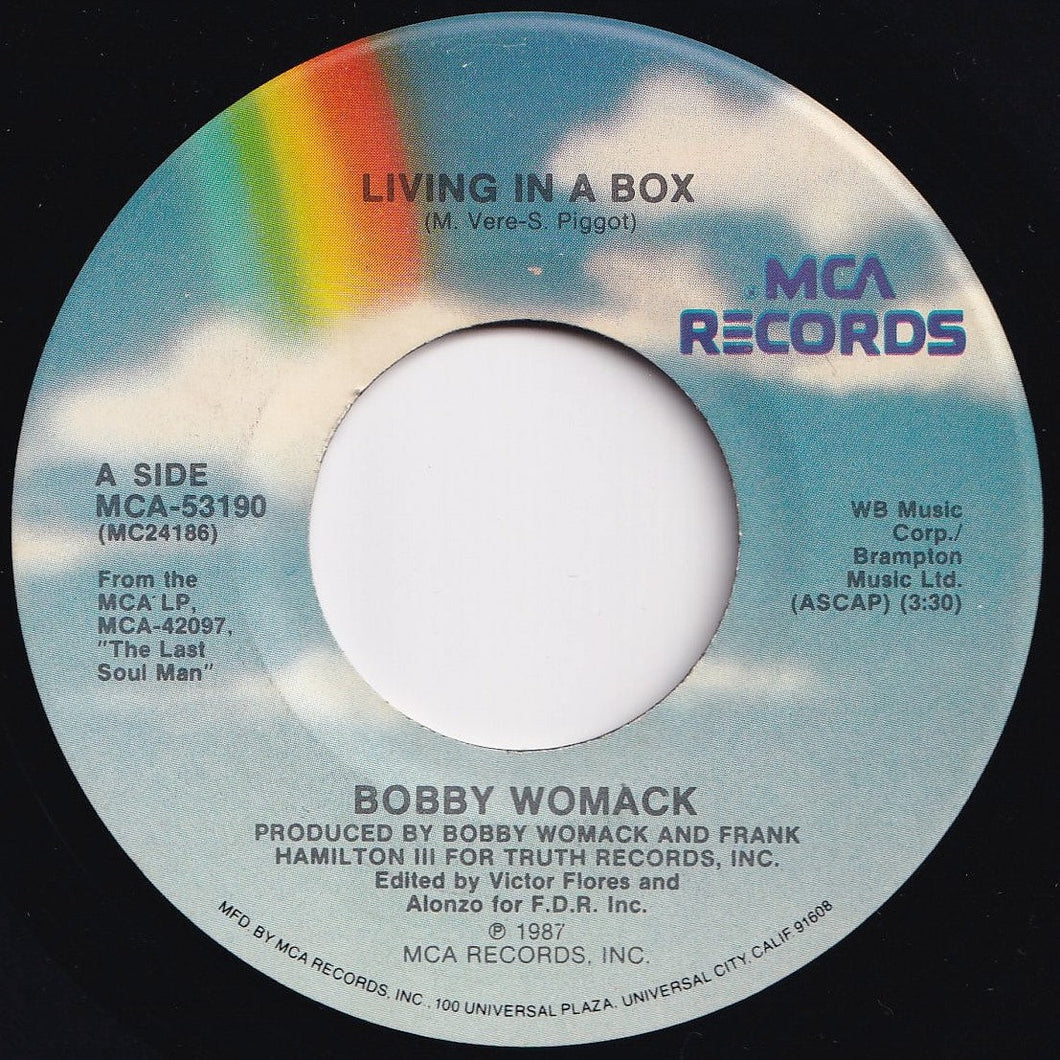 Bobby Womack - Living In A Box / I Can't Stay Mad (7 inch Record / Used)