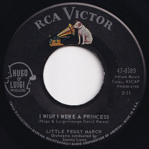 Little Peggy March - I Wish I Were A Princess / My Teenage Castle (Is Tumblin' Down) (7 inch Record / Used)