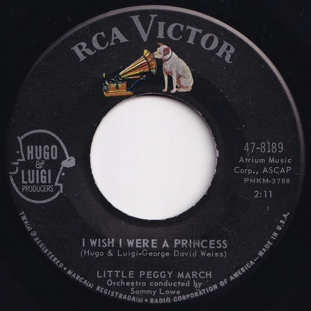 Little Peggy March - I Wish I Were A Princess / My Teenage Castle (Is Tumblin' Down) (7 inch Record / Used)