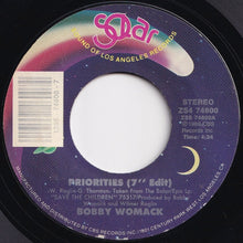 Load image into Gallery viewer, Bobby Womack - Priorities (7&quot; Edit) / (Instrumental) (7 inch Record / Used)
