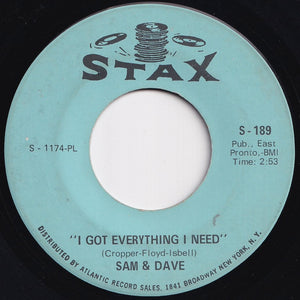 Sam & Dave - Hold On! I'm A Comin' / I Got Everything I Need (7 inch Record / Used)