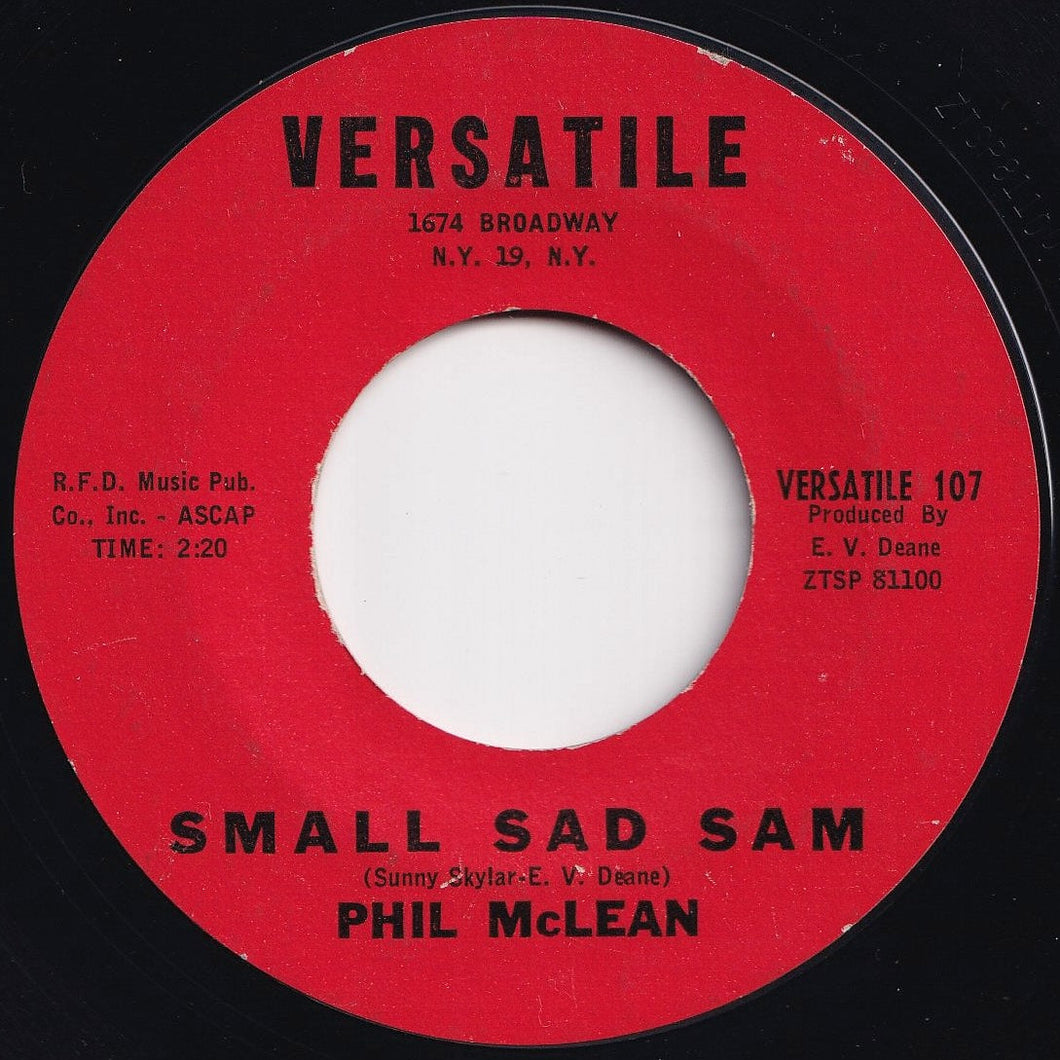 Phil McLean - Small Sad Sam / Chicken (7 inch Record / Used)