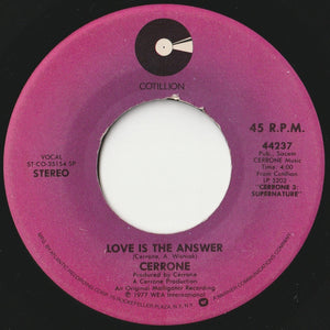 Cerrone - Give Me Love / Love Is The Answer (7 inch Record / Used)