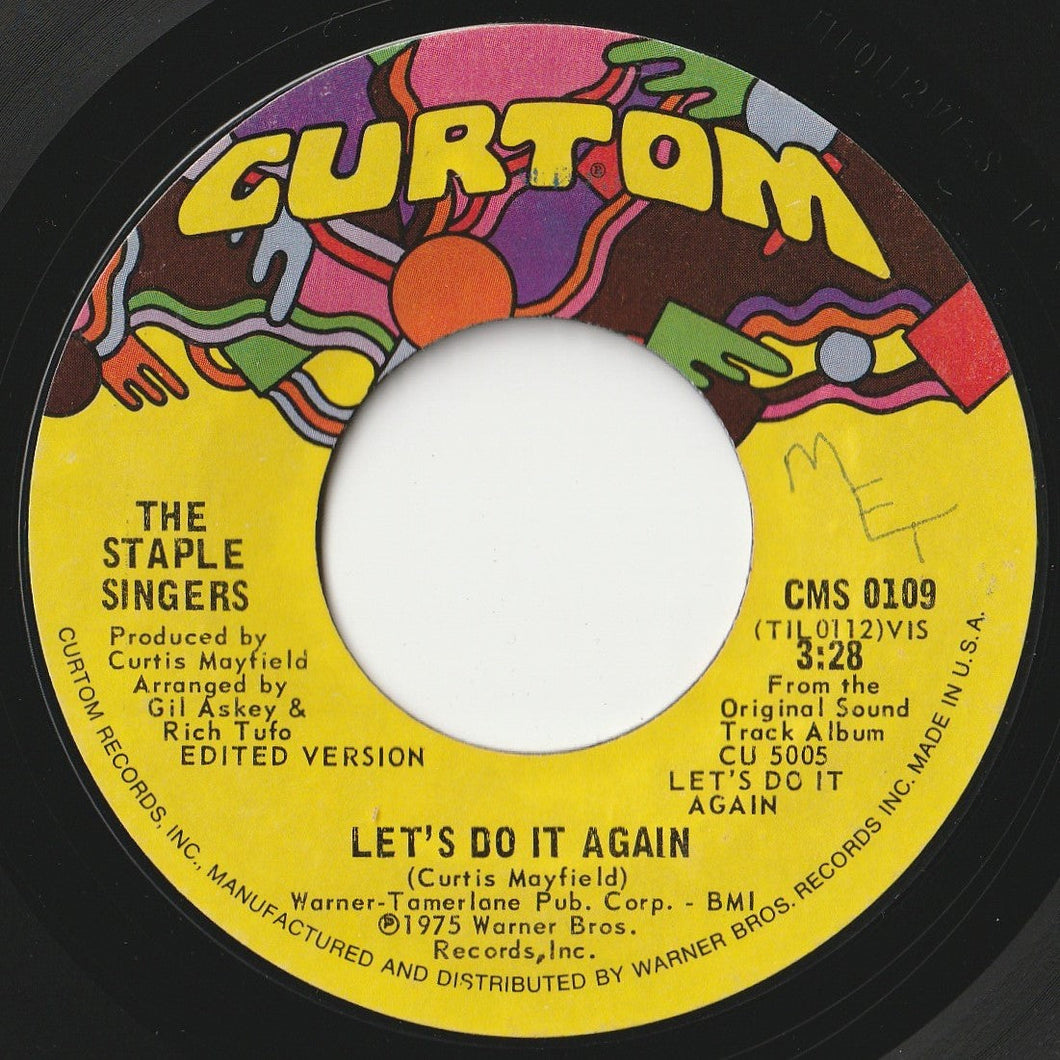 Staple Singers - Let's Do It Again / After Sex (7 inch Record / Used)