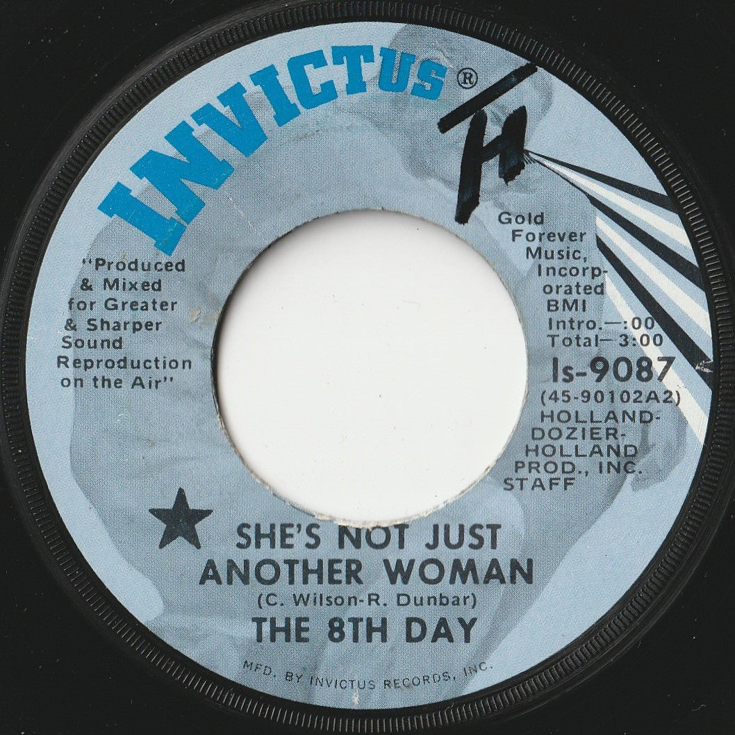 8th Day - She's Not Just Another Woman / I Can't Fool Myself (7 inch Record / Used)