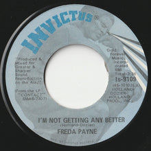 Load image into Gallery viewer, Freda Payne - The Road We Didn&#39;t Take / I&#39;m Not Getting Any Better (7 inch Record / Used)
