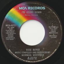 画像をギャラリービューアに読み込む, Rose Royce - I&#39;m Going Down / Yo Yo (7 inch Record / Used)
