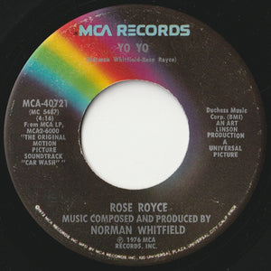 Rose Royce - I'm Going Down / Yo Yo (7 inch Record / Used)