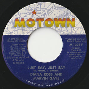 Diana Ross, Marvin Gaye - Don't Knock My Love / Just Say, Just Say (7 inch Record / Used)