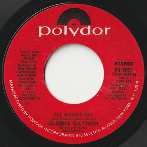 Gloria Gaynor - Let Me Know (I Have A Right) / One Number One (7 inch Record / Used)