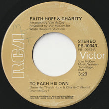 画像をギャラリービューアに読み込む, Faith Hope &amp; Charity - To Each His Own / Find A Way (7 inch Record / Used)
