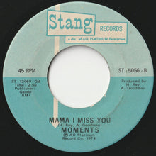 Load image into Gallery viewer, Moments - What&#39;s Your Name / Mama I Miss You (7 inch Record / Used)
