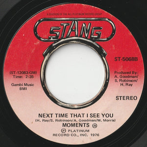 Moments - With You / Next Time That I See You (7 inch Record / Used)