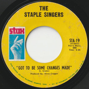 Staple Singers - The Ghetto / Got To Be Some Changes Made (7 inch Record / Used)