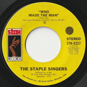 Staple Singers - My Main Man / Who Made The Man (7 inch Record / Used)