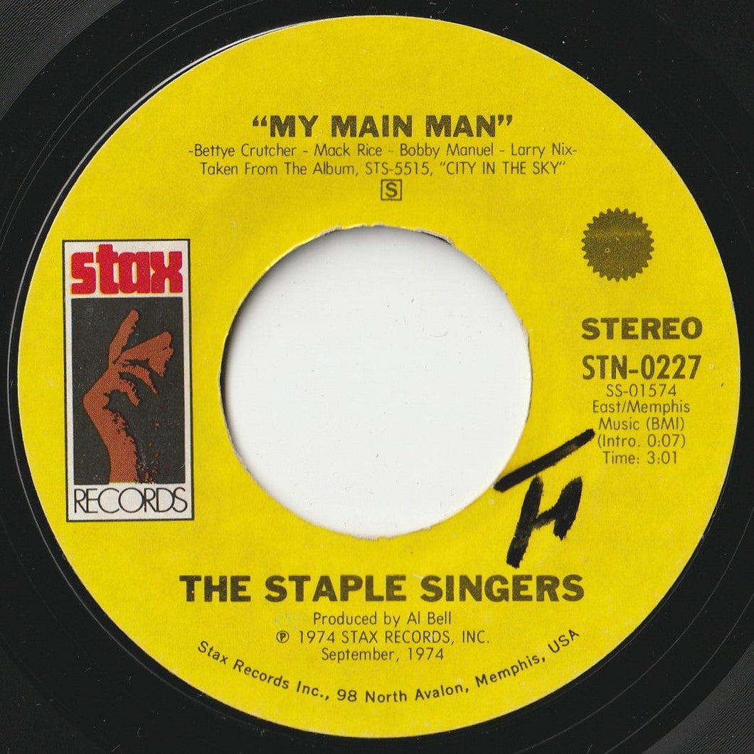 Staple Singers - My Main Man / Who Made The Man (7 inch Record / Used)