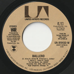 War - Ballero / Slippin' Into Darkness (7 inch Record / Used)