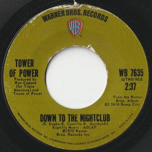 Tower Of Power - Down To The Night Club / What Happened To The World That Day (7 inch Record / Used)