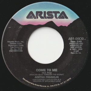 Aretha Franklin, Elton John - Through The Storm / Come To Me (7 inch Record / Used)