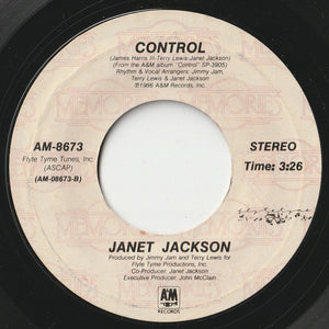 Janet Jackson - When I Think Of You / Control (7 inch Record / Used)