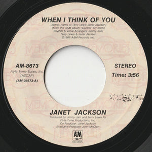 Janet Jackson - When I Think Of You / Control (7 inch Record / Used)