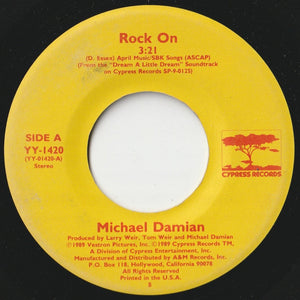 Michael Damian, Blue Future - Rock On / Where Is She (7 inch Record / Used)