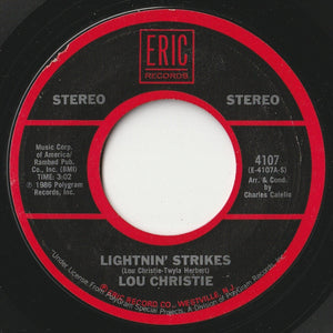 Lou Christie - Lightnin' Strikes / Rhapsody In The Rain (7 inch Record / Used)