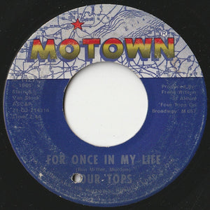 Four Tops - Yesterday's Dreams / For Once In My Life (7 inch Record / Used)