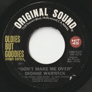 Dionne Warwick - Walk On By / Don't Make Me Over (7 inch Record / Used)