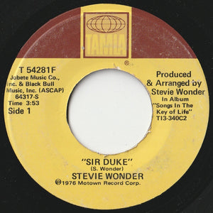 Stevie Wonder - Sir Duke / He's Misstra Know-It-All (7 inch Record / Used)