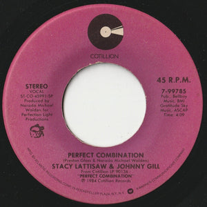 Stacy Lattisaw, Johnny Gill - Perfect Combination / Heartbreak Look (7 inch Record / Used)