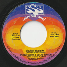 画像をギャラリービューアに読み込む, Peggy Scott &amp; Jo Jo Benson - Lover&#39;s Holiday / Here With Me (7 inch Record / Used)
