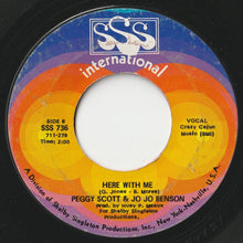 画像をギャラリービューアに読み込む, Peggy Scott &amp; Jo Jo Benson - Lover&#39;s Holiday / Here With Me (7 inch Record / Used)
