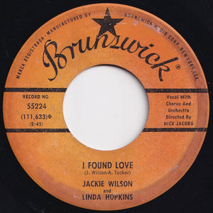 Jackie Wilson, Linda Hopkins - There's Nothing Like Love / I Found Love (7 inch Record / Used)