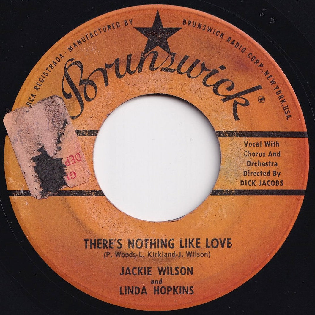 Jackie Wilson, Linda Hopkins - There's Nothing Like Love / I Found Love (7 inch Record / Used)