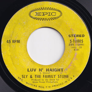 Sly & The Family Stone - Family Affair / Luv N' Haight (7 inch Record / Used)