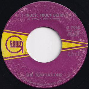 Temptations - I Wish It Would Rain / I Truly, Truly Believe (7 inch Record / Used)